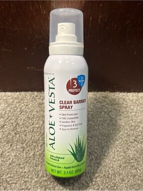 Aloe Vesta Clear Barrier Spray Skin Protectant with Natural Botanical 2.1oz
